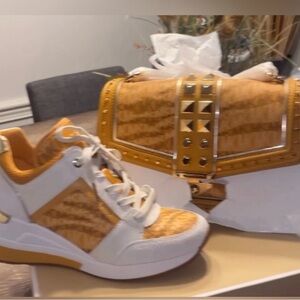 Brand New Michael Kors Matching Shoes and Bag